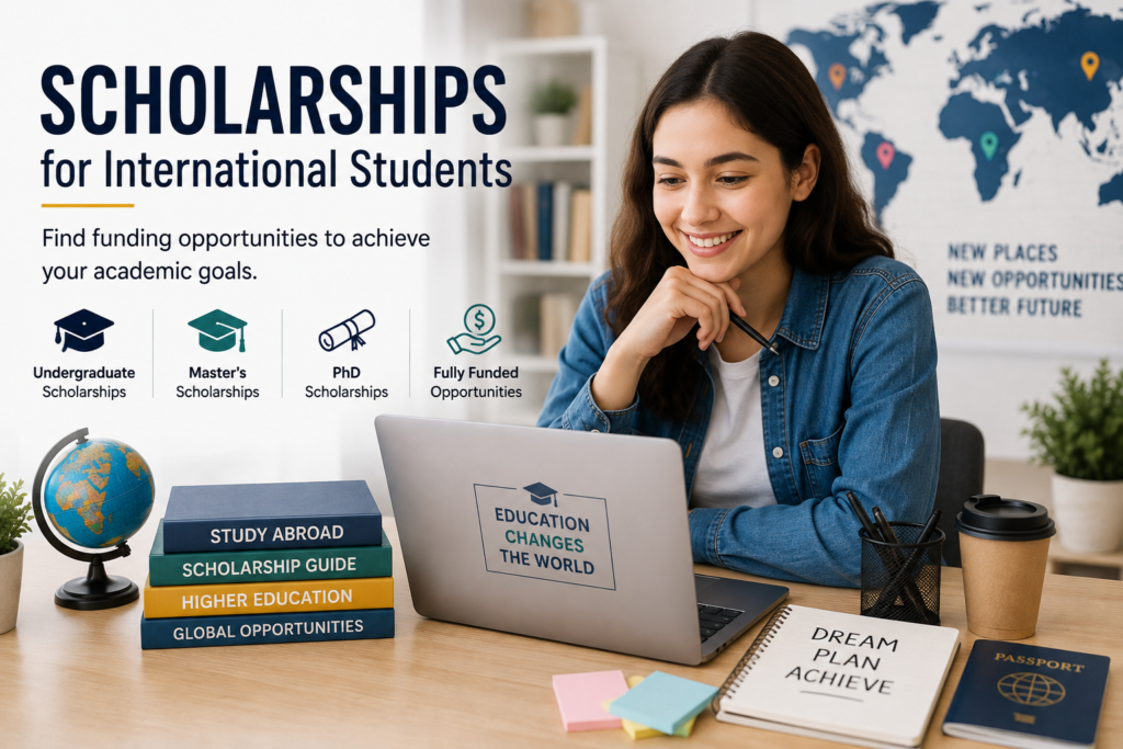 Scholarships for international students and study abroad opportunities