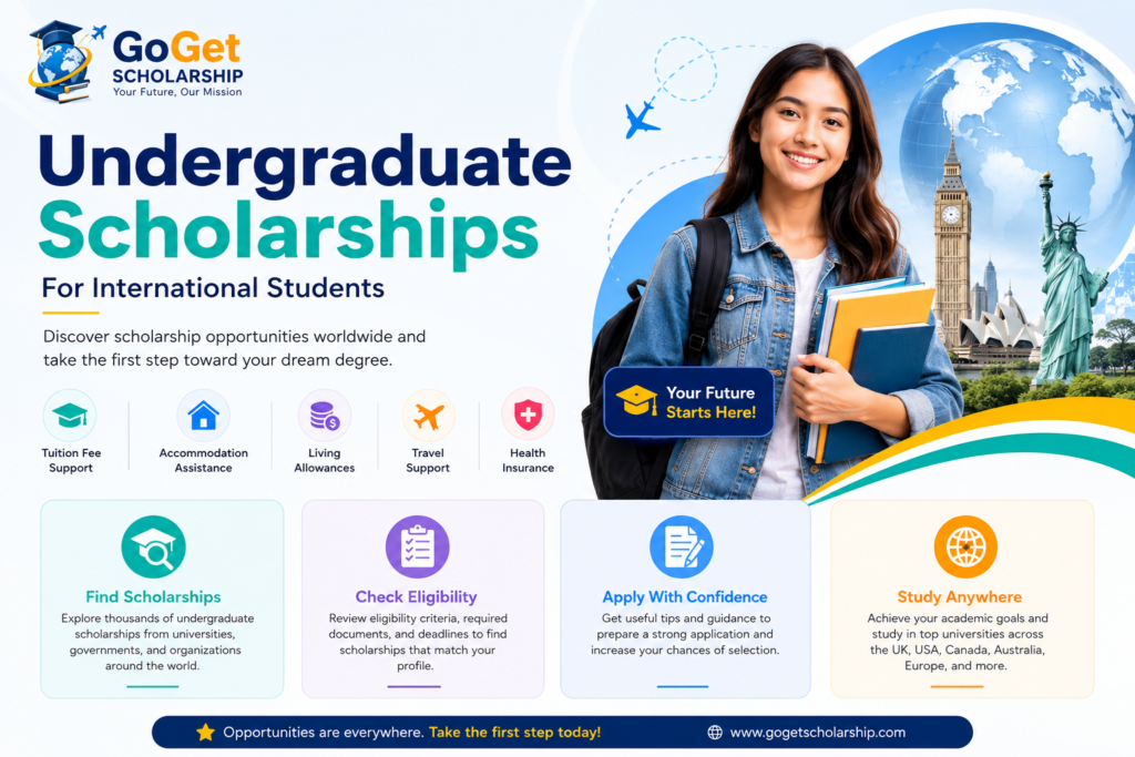 Undergraduate scholarships for international students