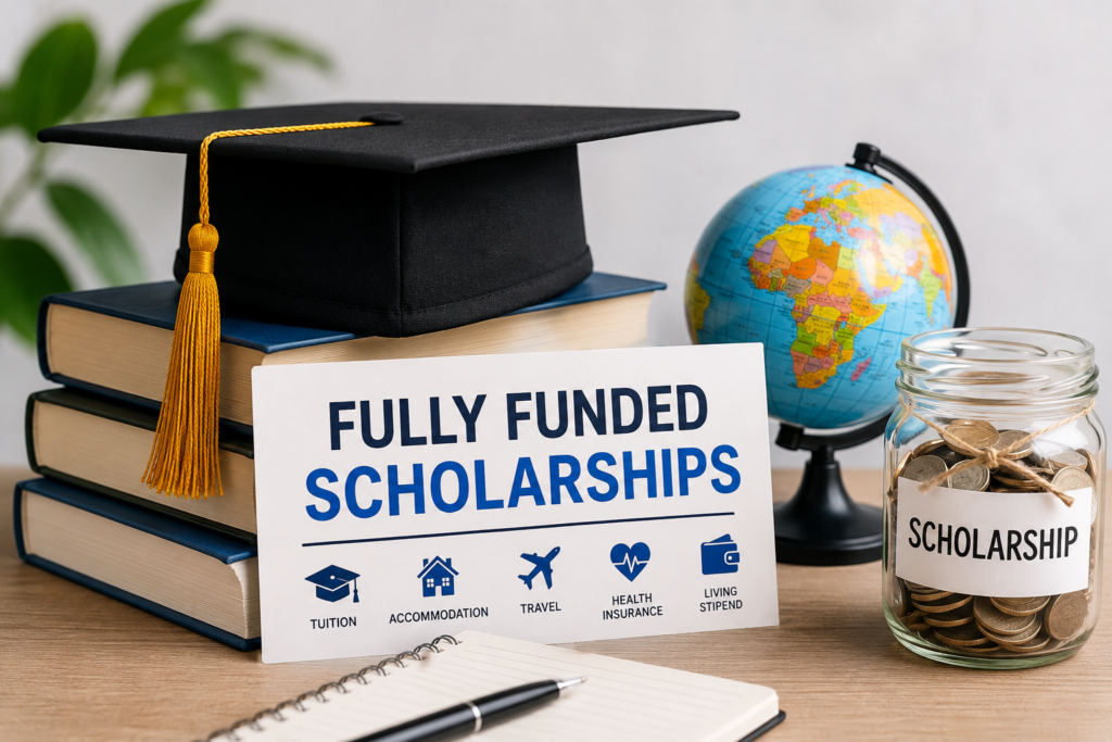 Fully funded scholarships for international students
